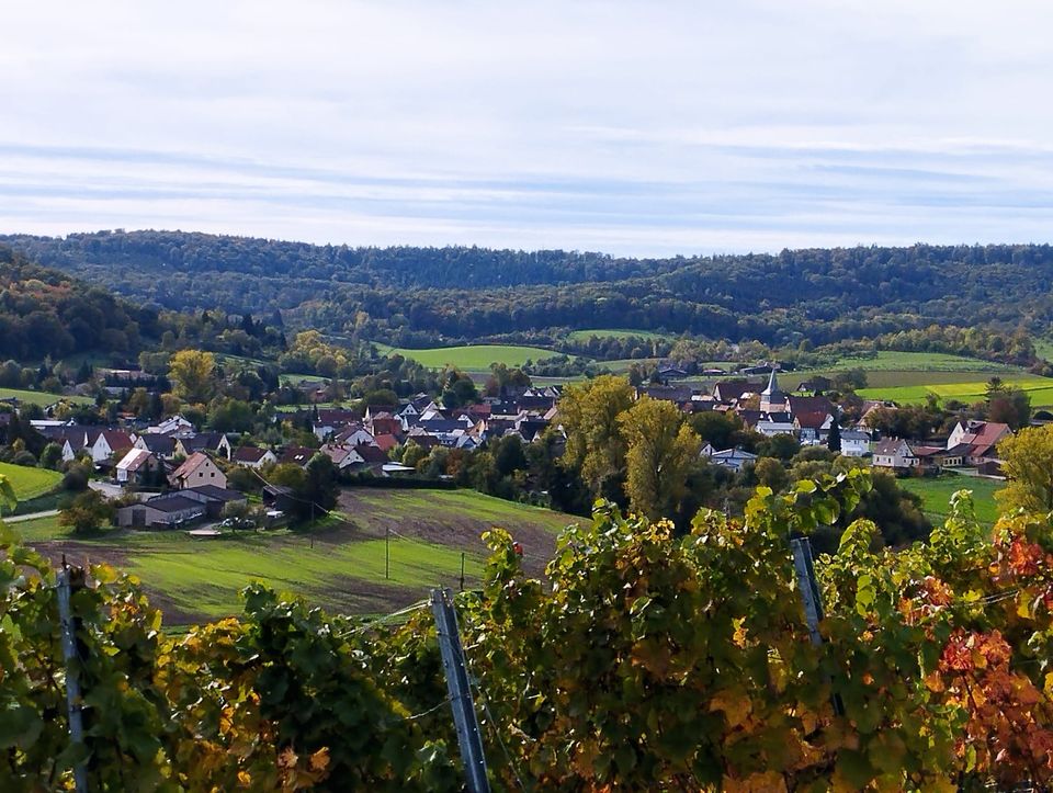 Herbstlicher Blick über Cleversulzbach – Startpunkt für einen Tagesausflug nach Schwäbisch Hall